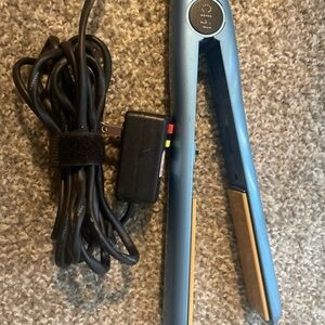 Blue Ceramic Hair Straightener Flat Iron - Unbranded